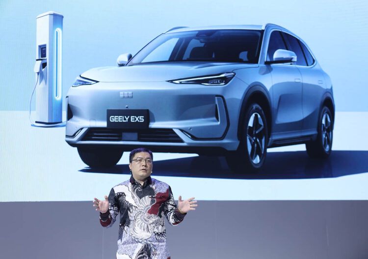 Victor Gao, CEO Geely Auto Indonesia at IIMS 2025