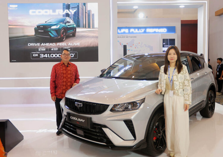 Geely resmi menghadirkan Geely Coolray pada ajang GAIKINDO Indonesia International Auto Show (GIIAS) Surabaya 2026